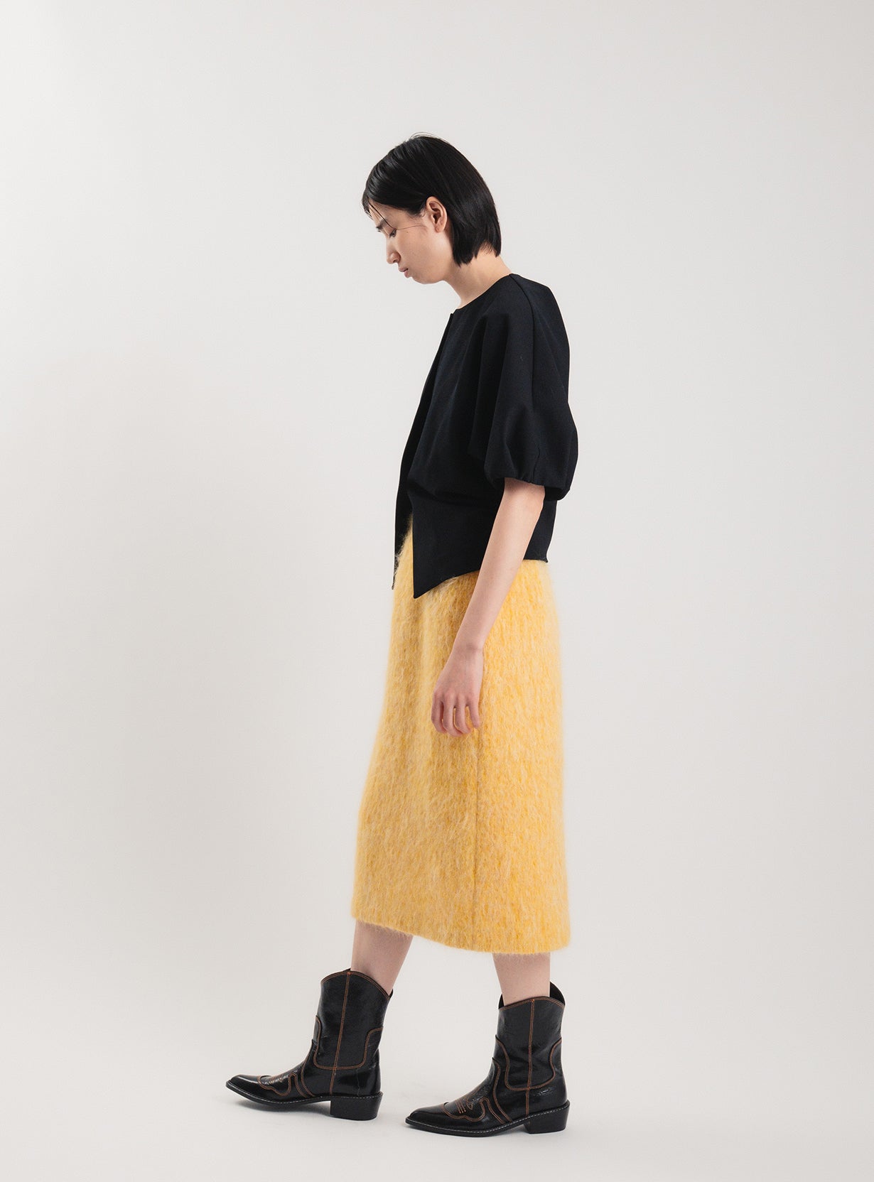 【予約商品】シャギーストレートスカート