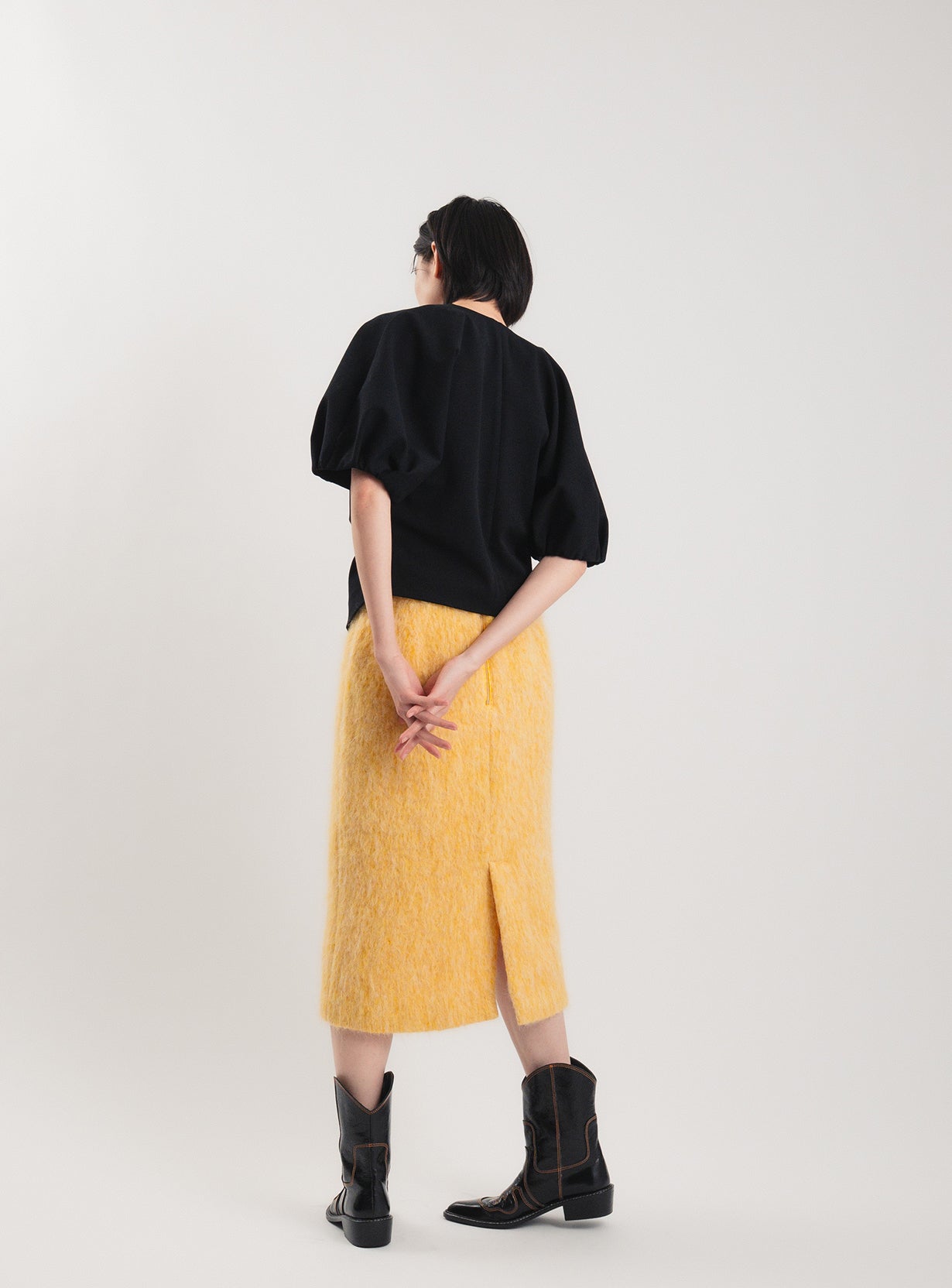 【予約商品】シャギーストレートスカート