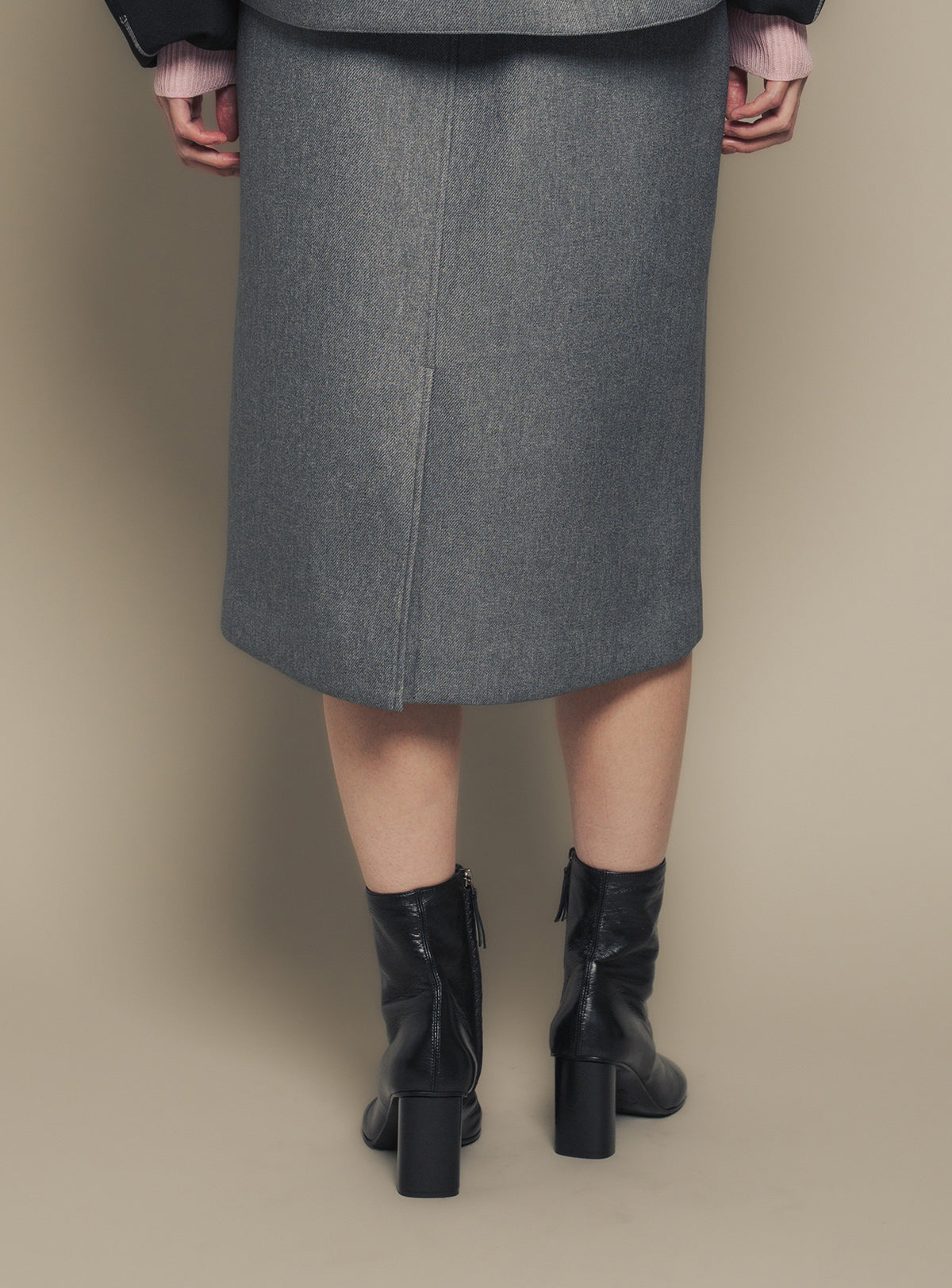 【予約商品】ボンディングストレートスカート