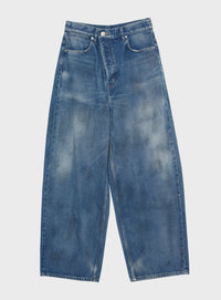 rミディーウォッシュドデニム