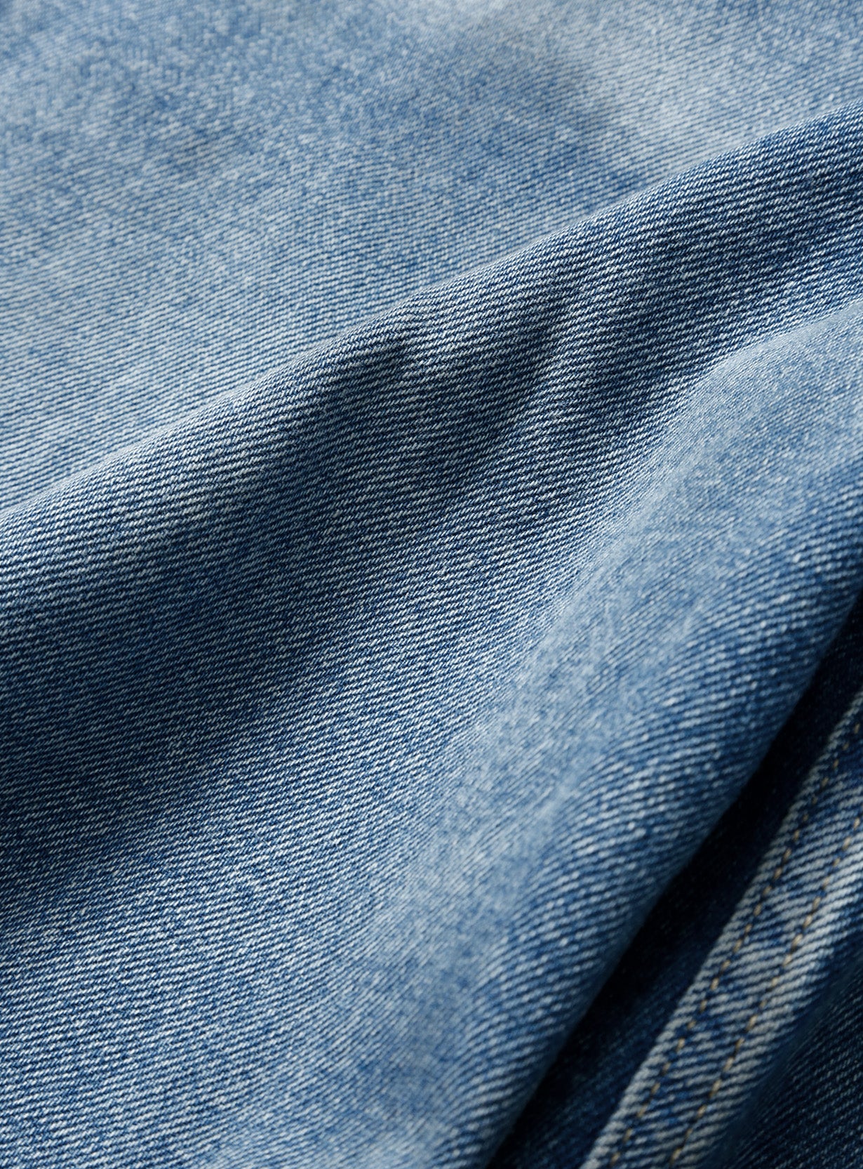 rミディーウォッシュドデニム