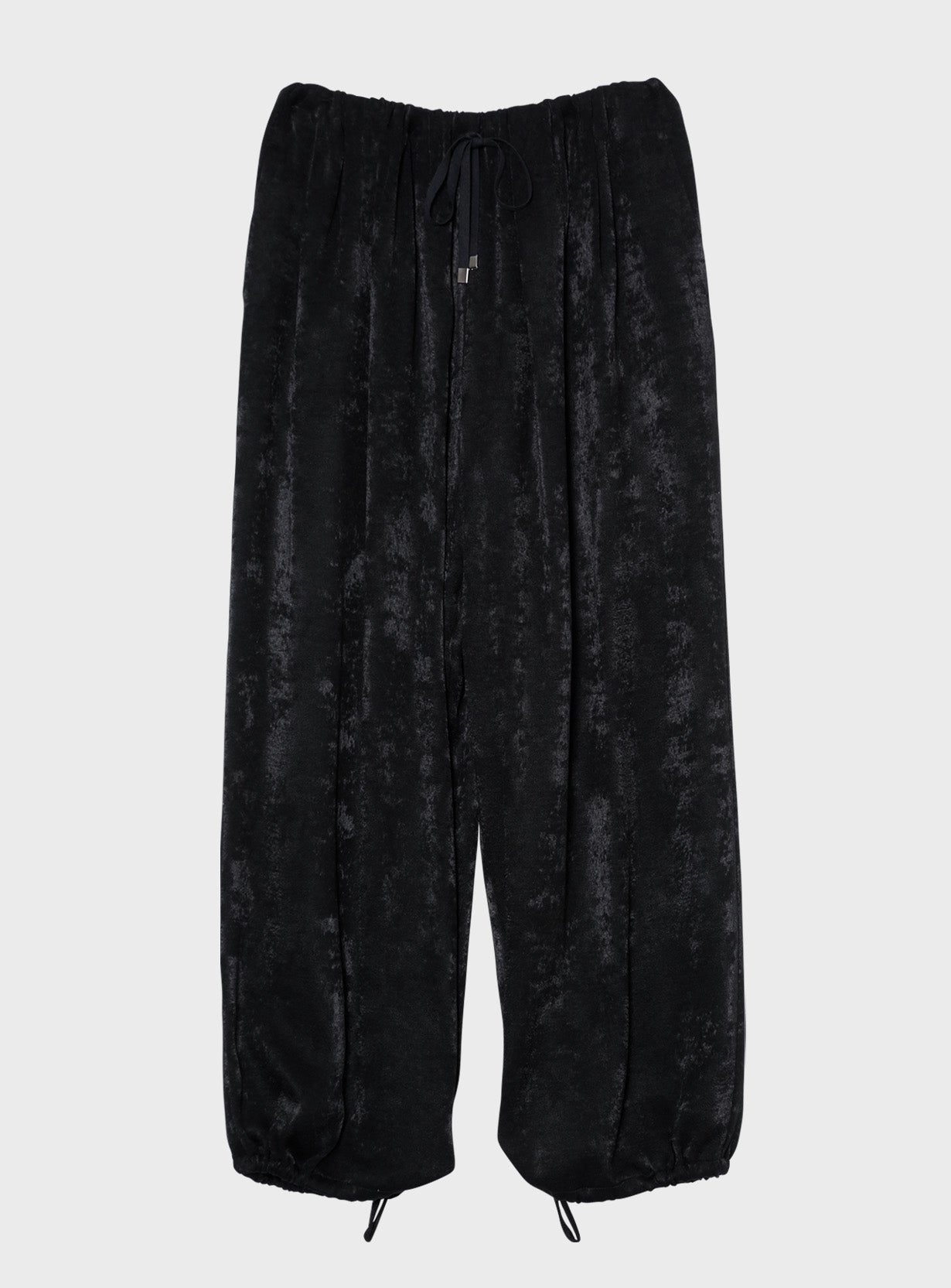 rベルベットギャザーパンツ