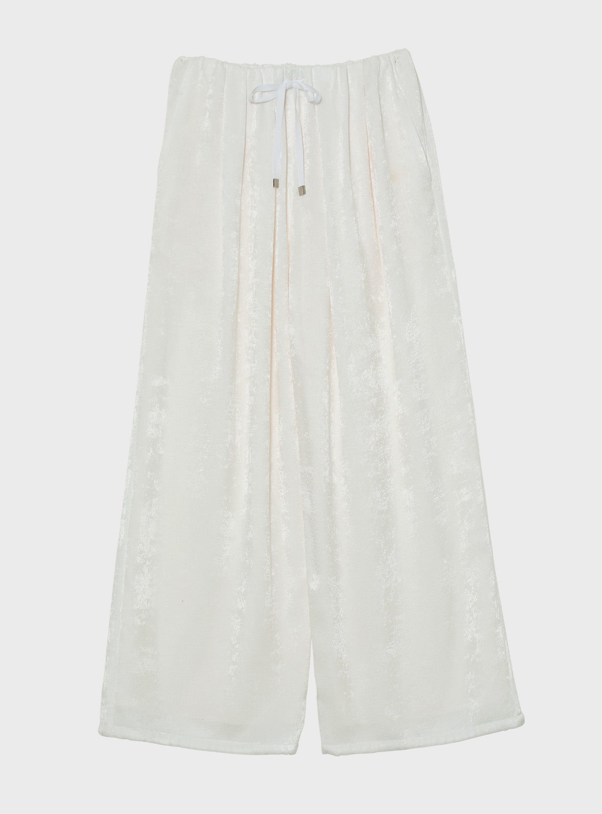 rベルベットギャザーパンツ