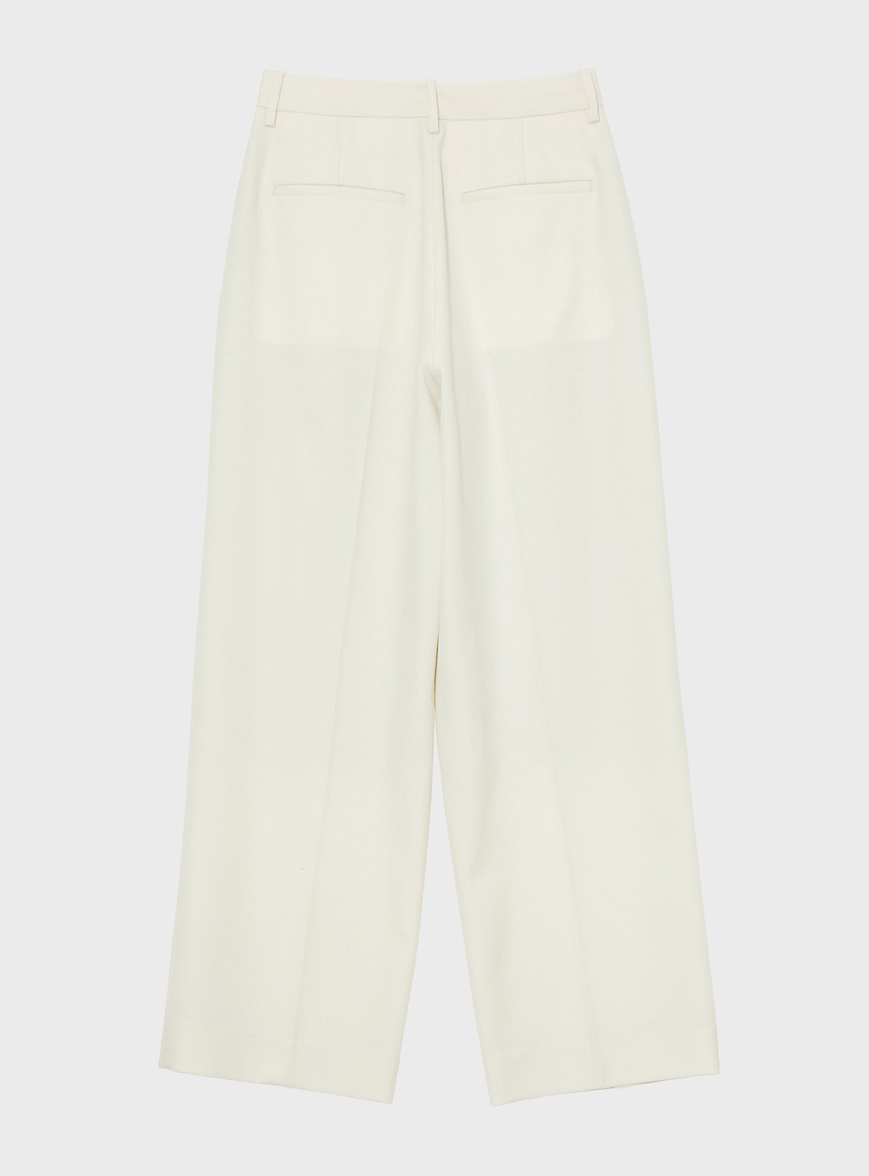 ウールギャバストレートパンツ