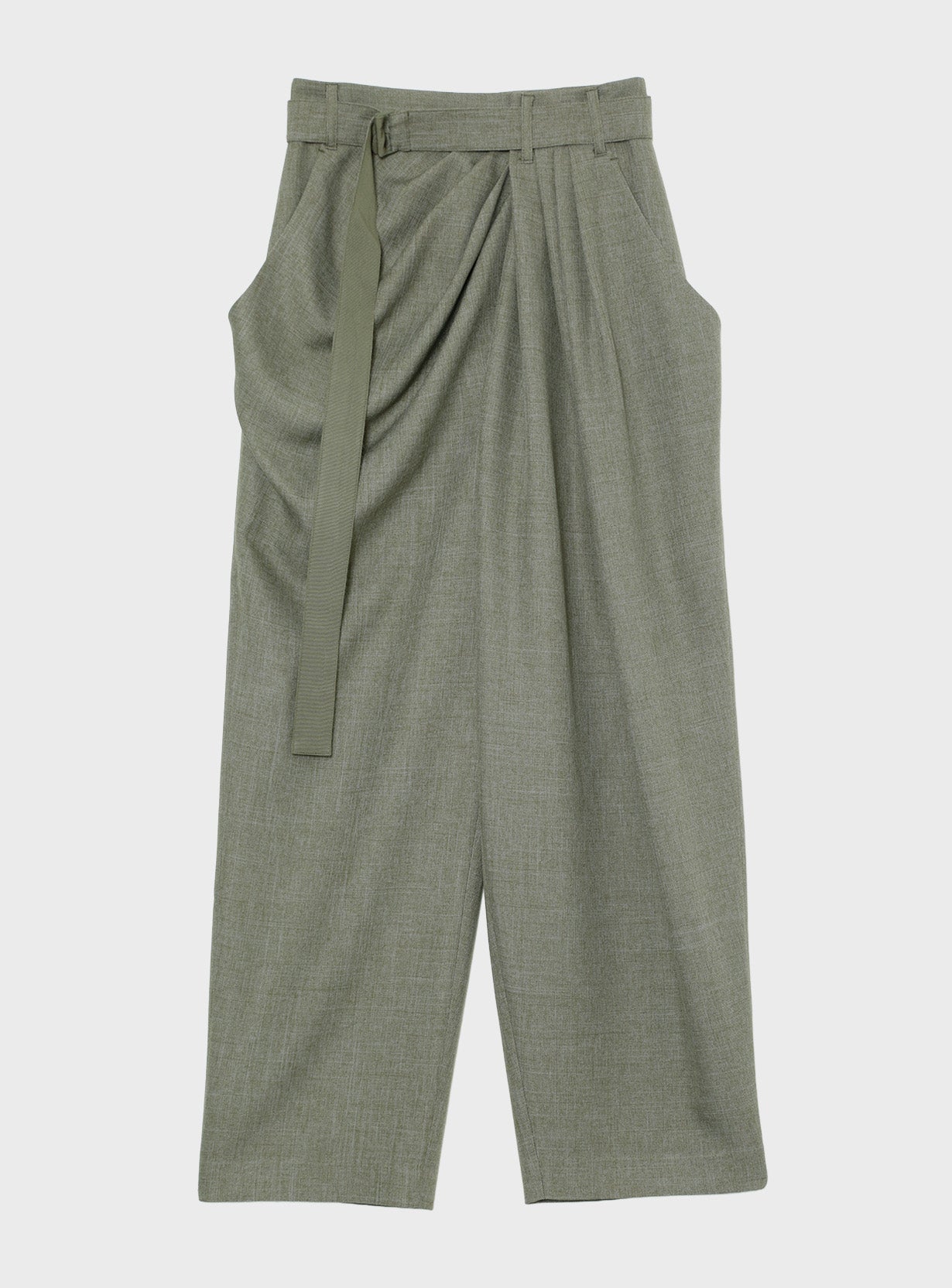 rラップドレープパンツ