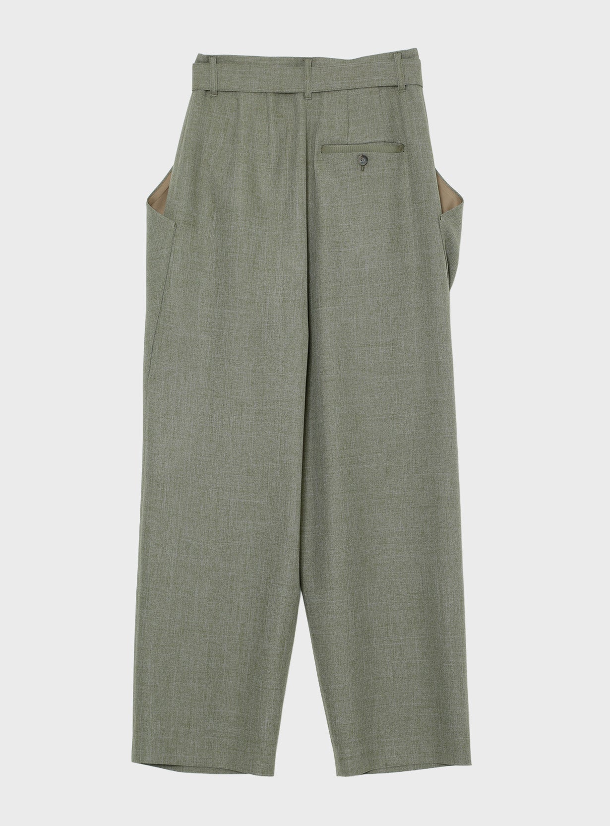 rラップドレープパンツ