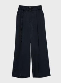 rベルテットサテンパンツ