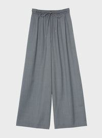 ギャザーイージーワイドパンツ