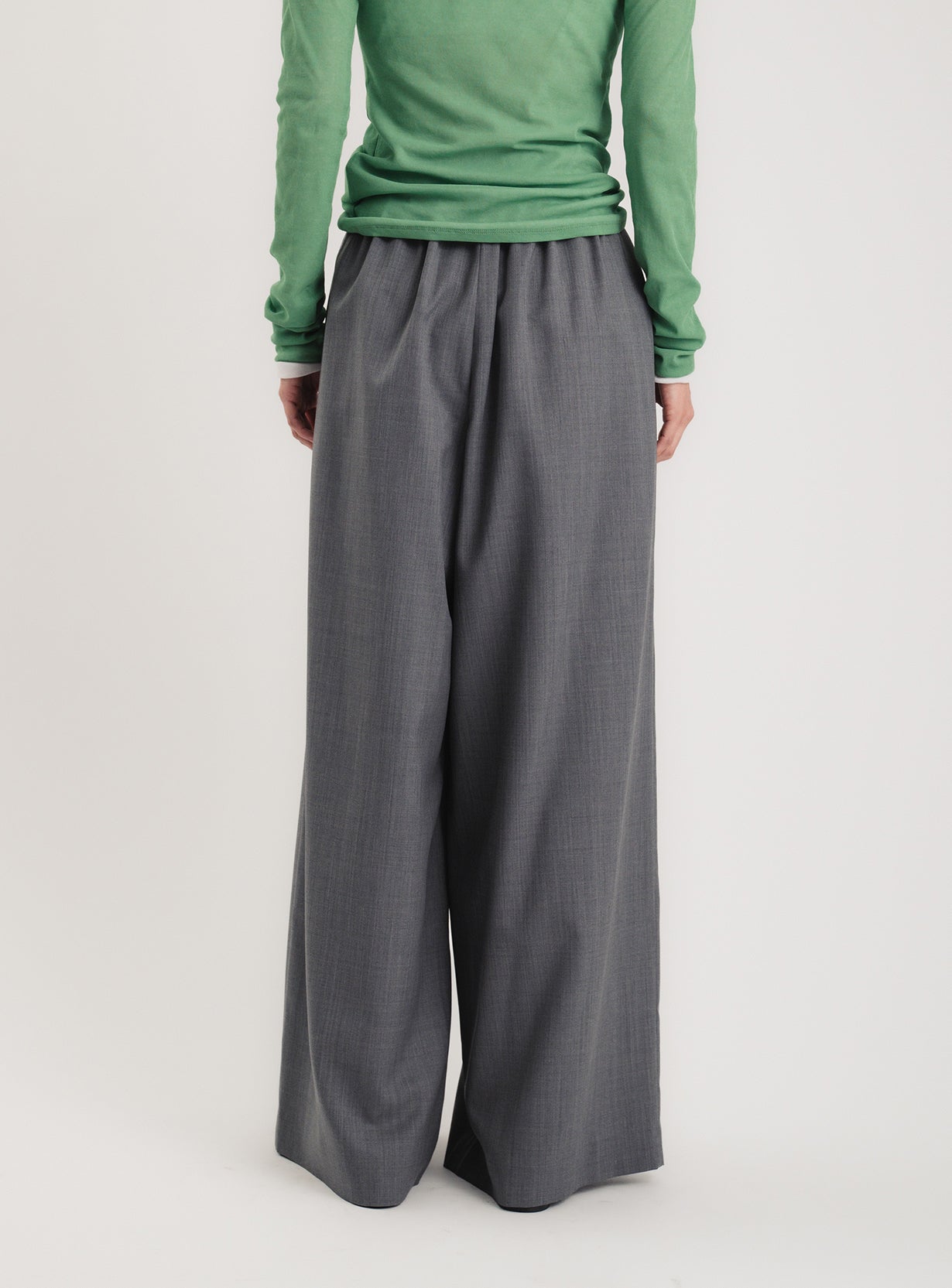 ギャザーイージーワイドパンツ