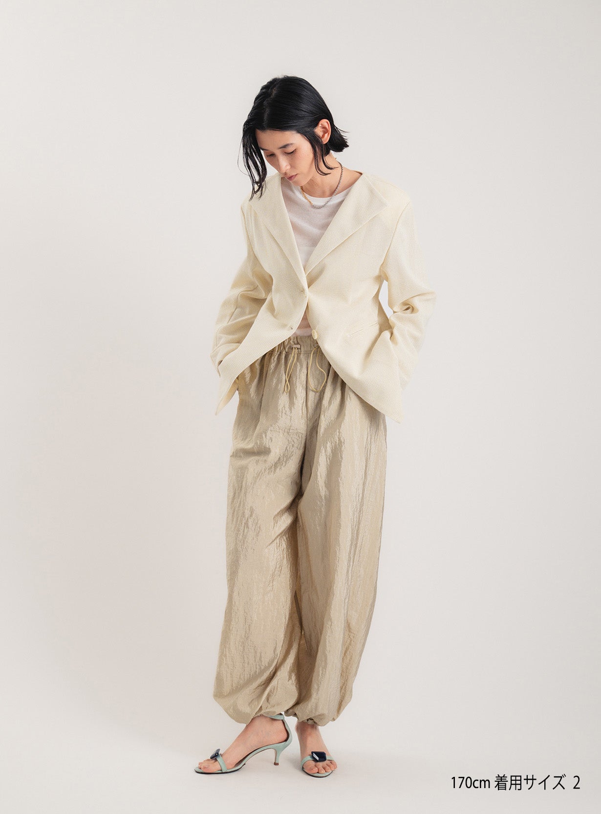 ワッシャーイージーパンツ