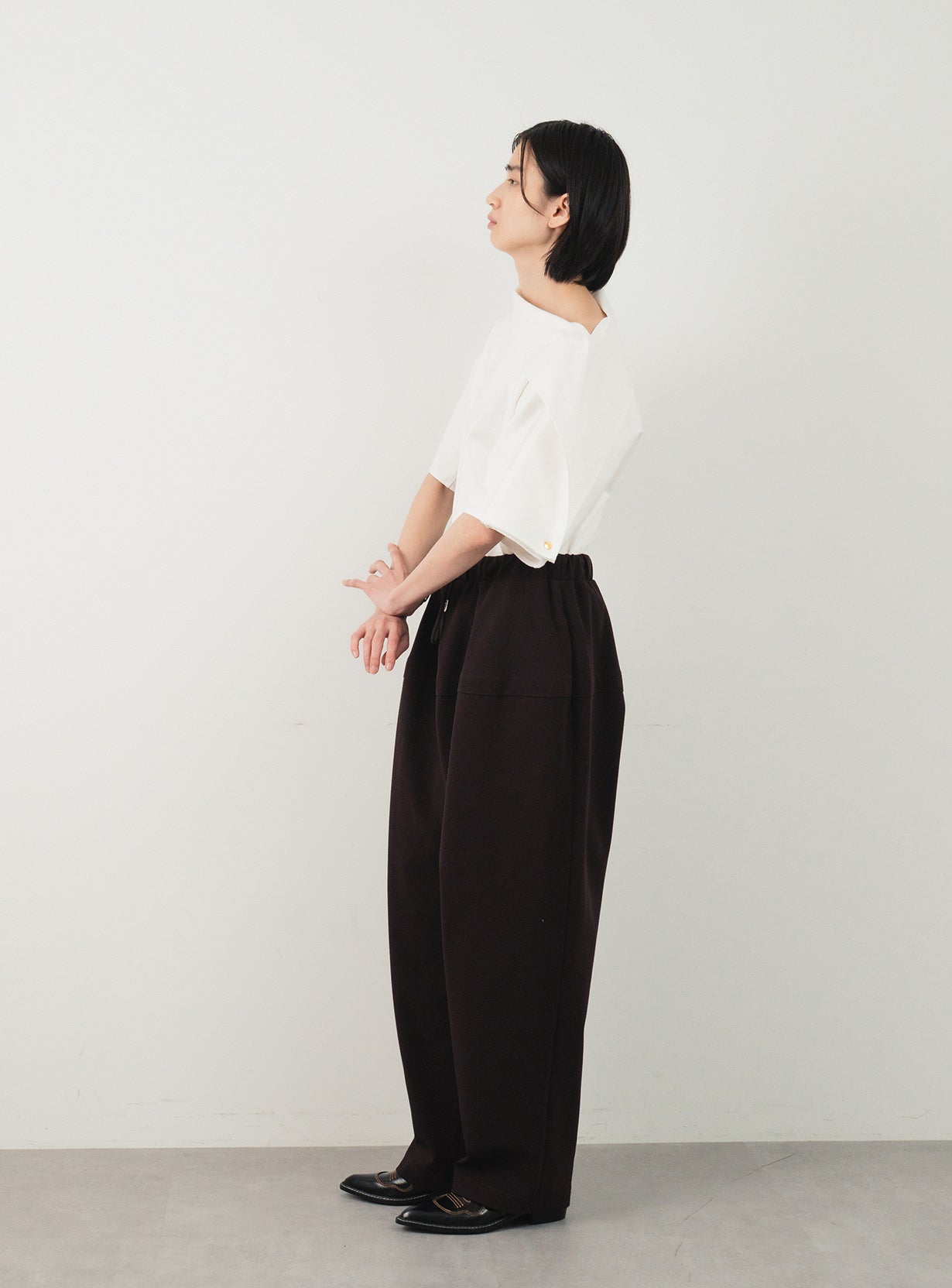 【予約商品】ハイストレッチコクーンパンツ