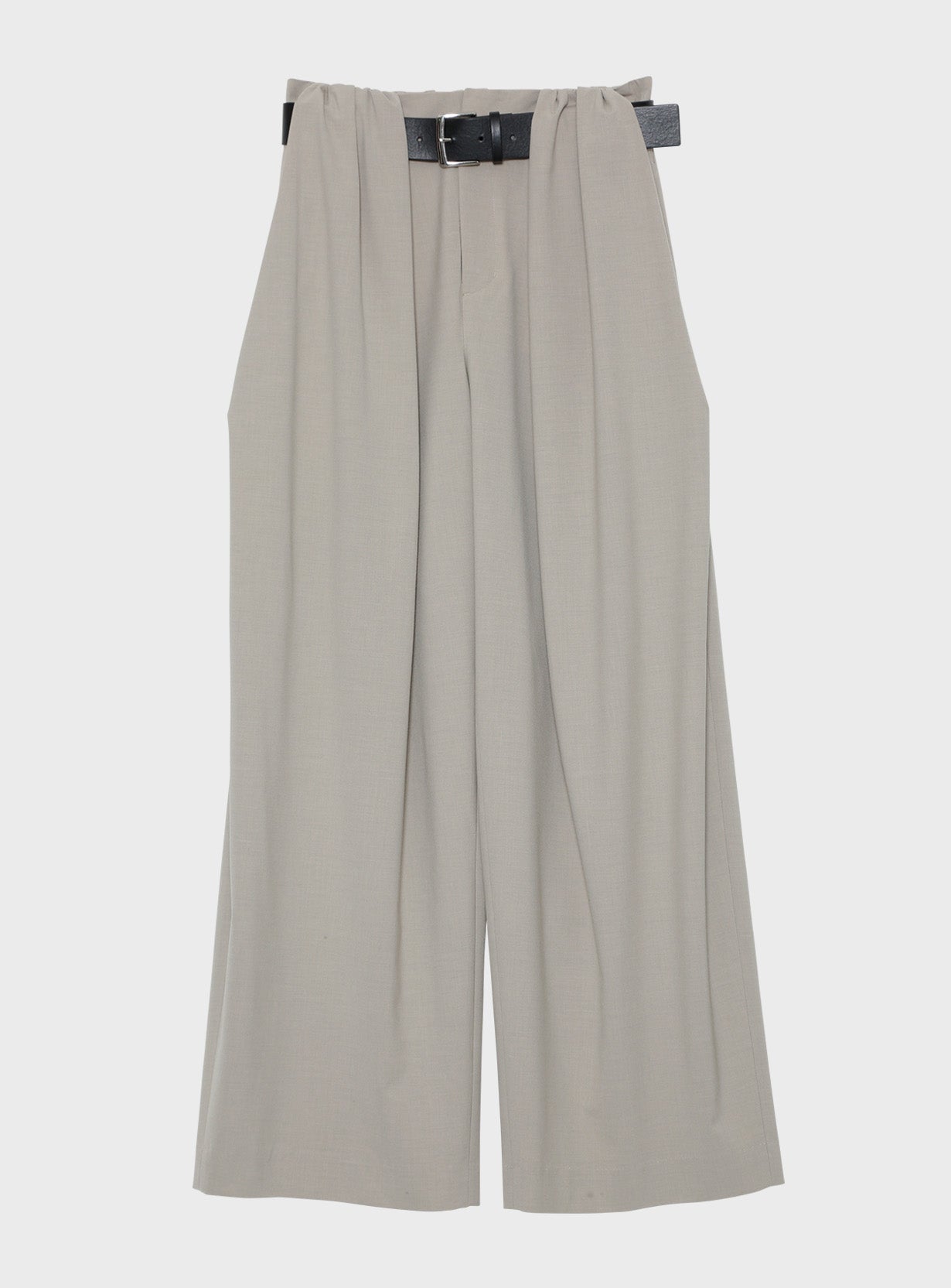 【予約商品】ベルトオーバーレイタックパンツ