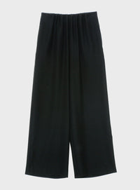 ソリッドギャザーパンツ