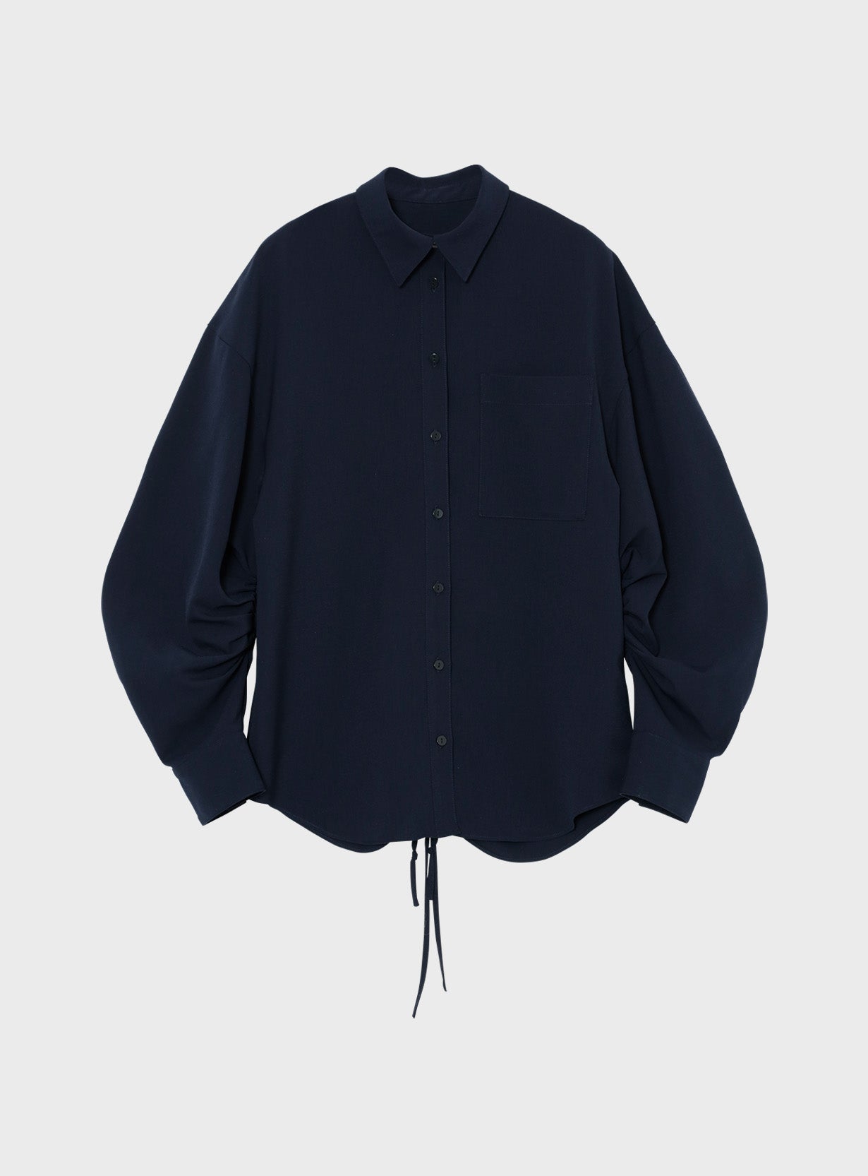 バックドロストシャツ