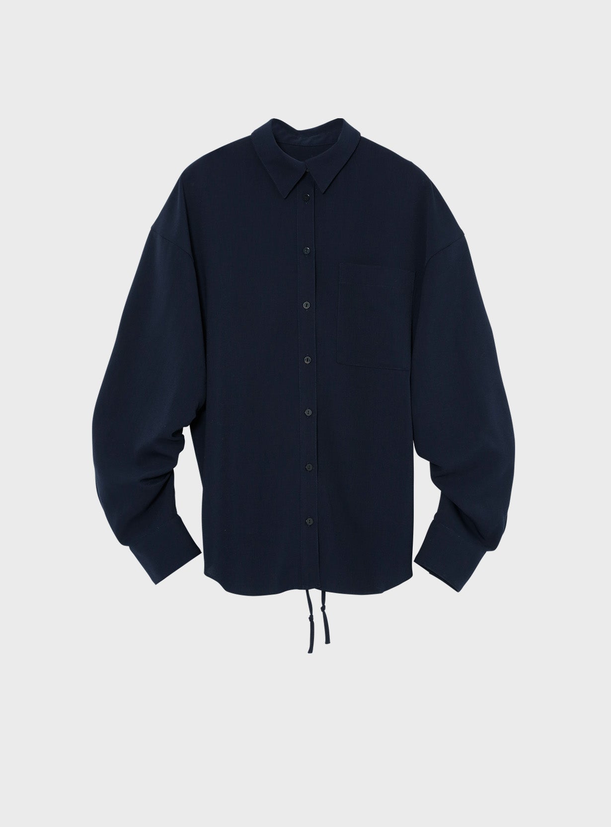 バックドロストシャツ