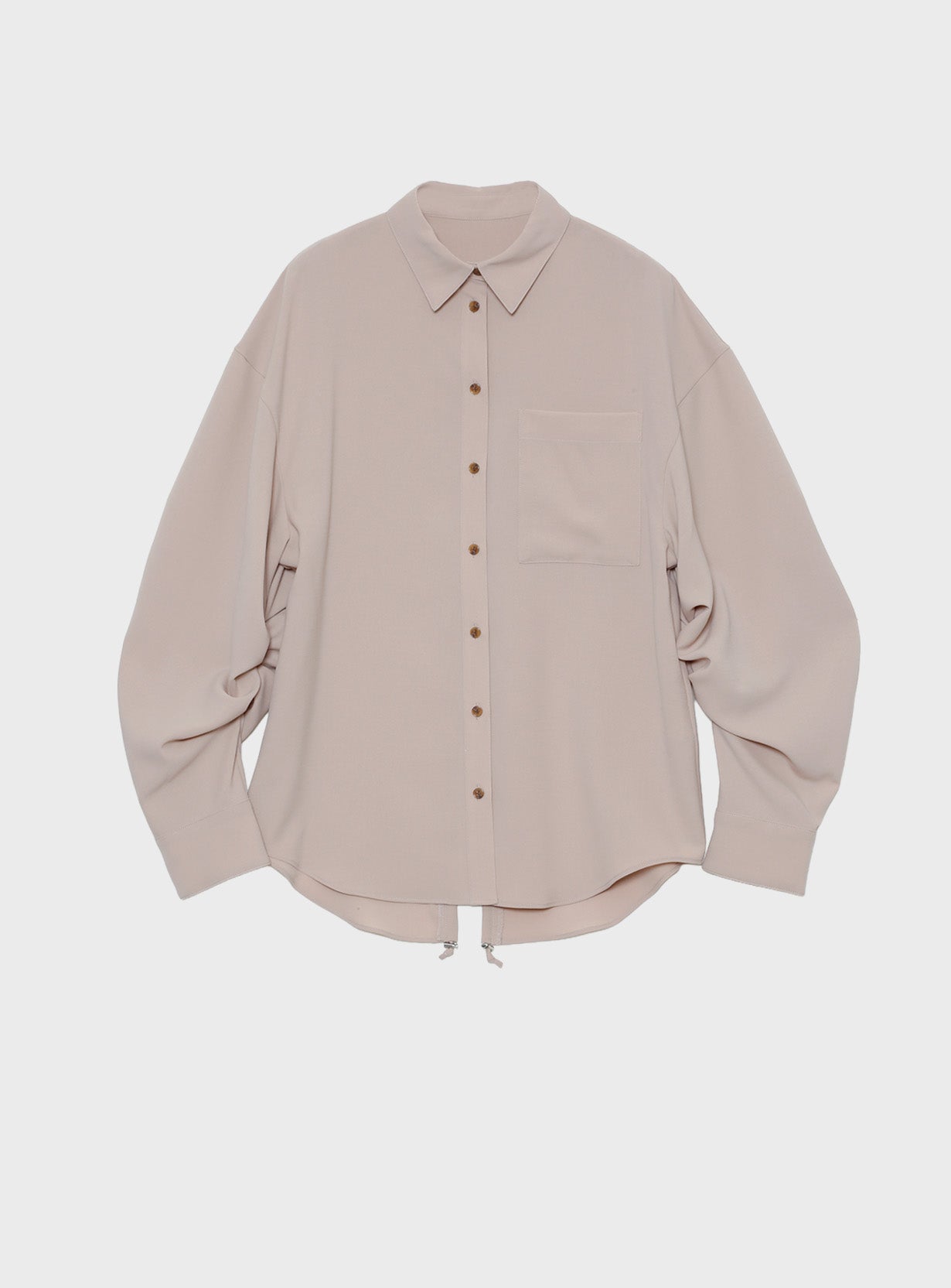 バックドロストシャツ