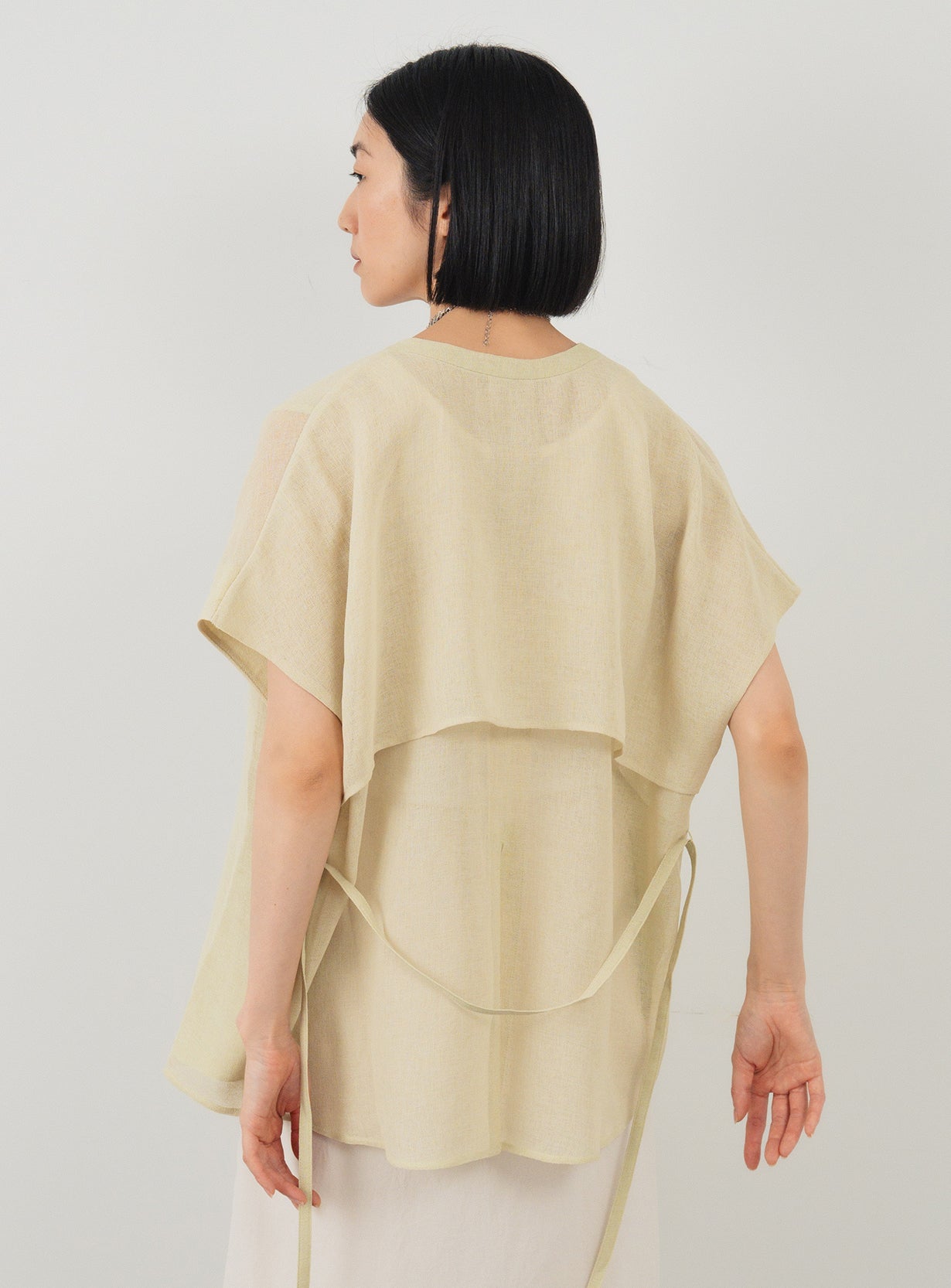 【予約商品】メッシュハオリブラウス