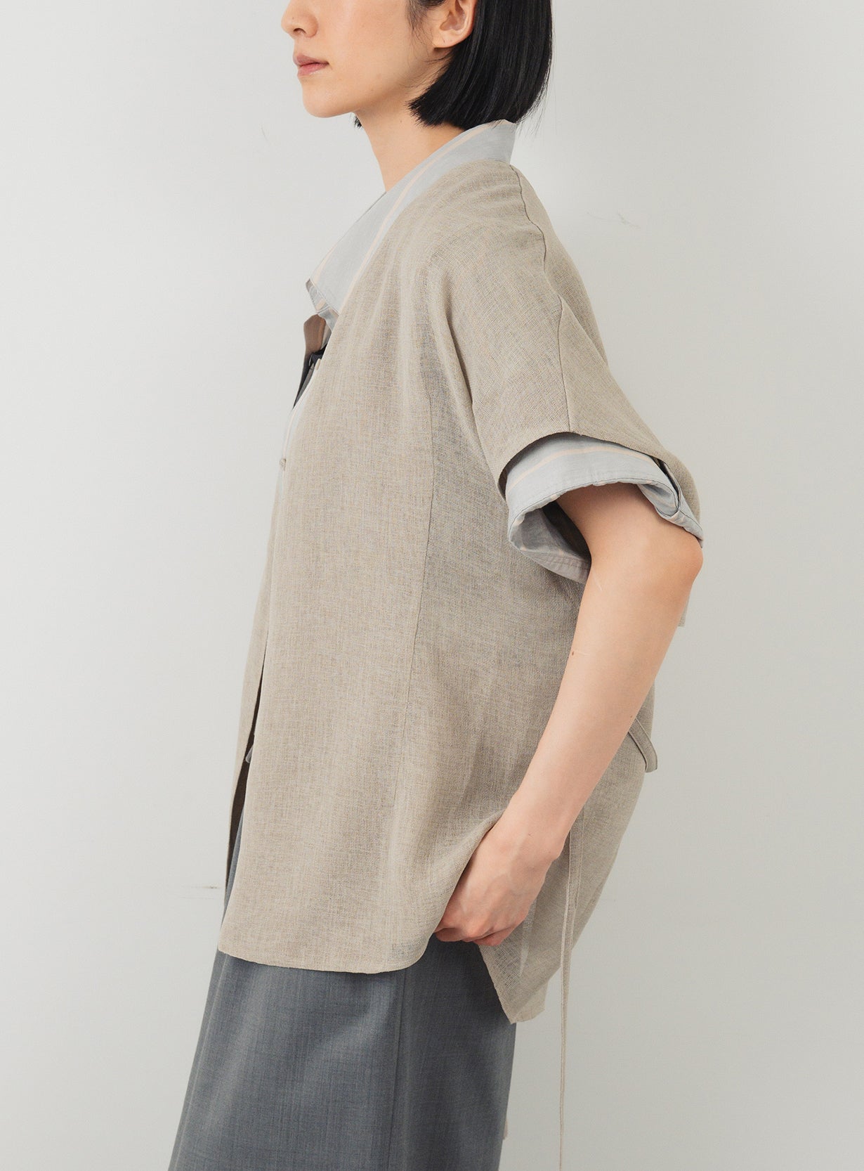 【予約商品】メッシュハオリブラウス