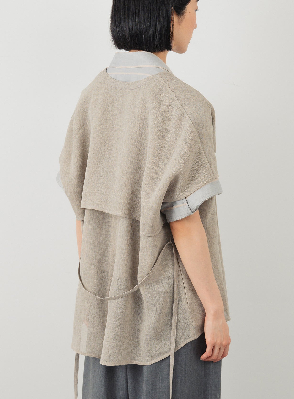 【予約商品】メッシュハオリブラウス