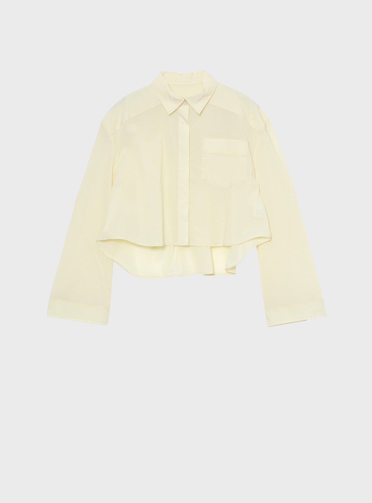タフタクロップドシャツ