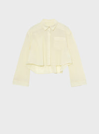 タフタクロップドシャツ