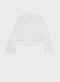 タフタクロップドシャツ