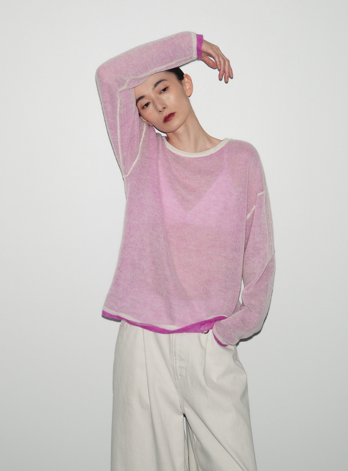 モヘアルーズプルオーバー