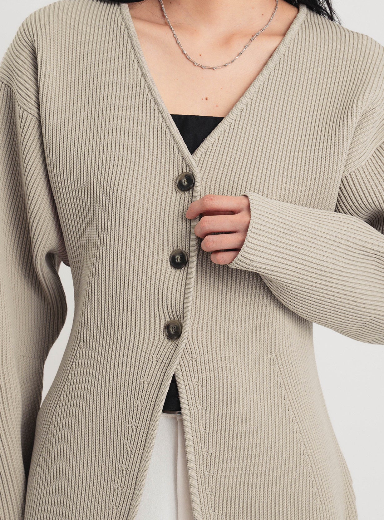 アモッサスリットカーディガン