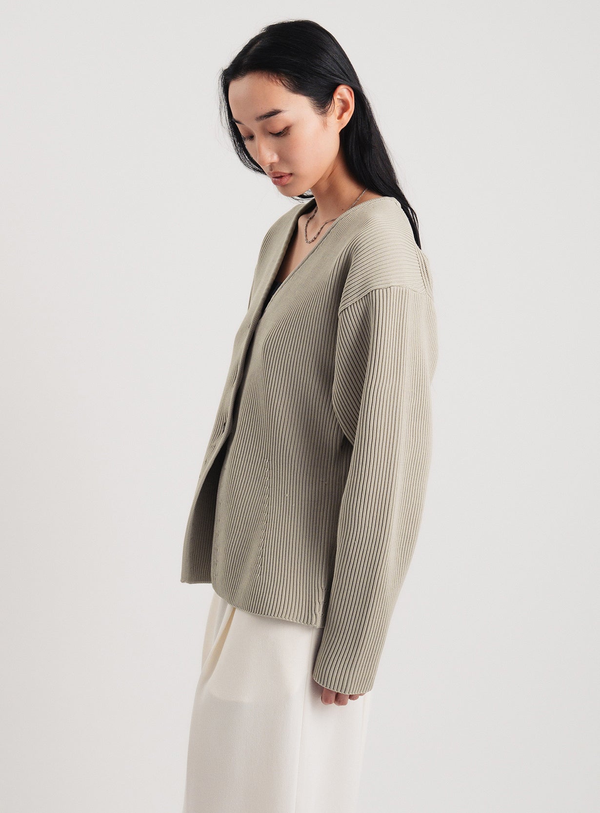 アモッサスリットカーディガン