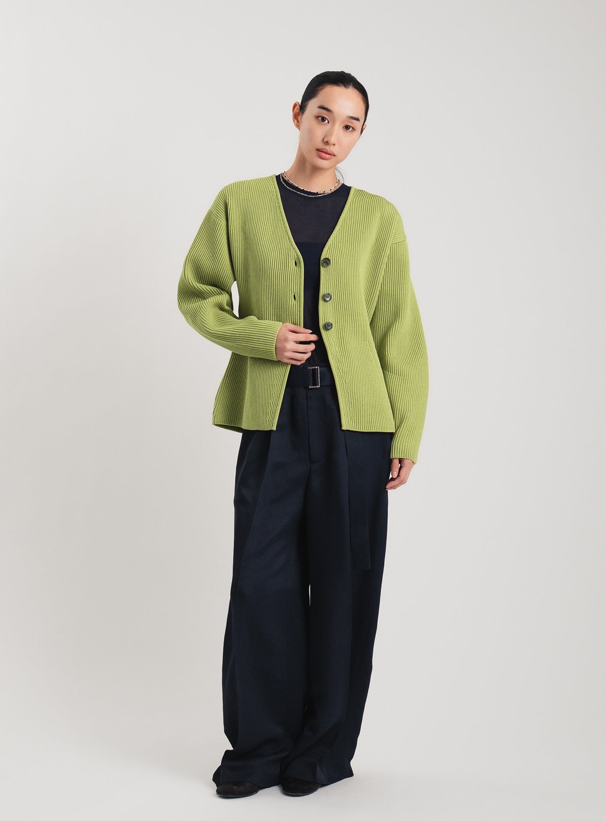 アモッサスリットカーディガン