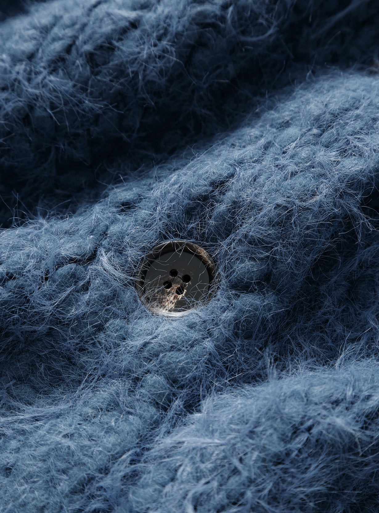 スラブフェザーカーディガン