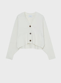 ダブルフェイスニットカーディガン