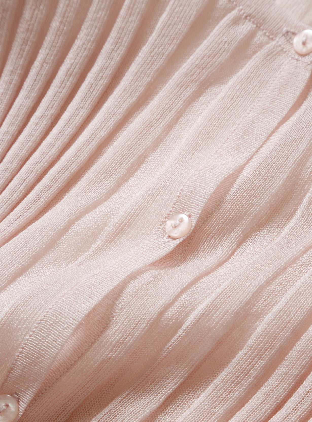 シアーリブカーディガン