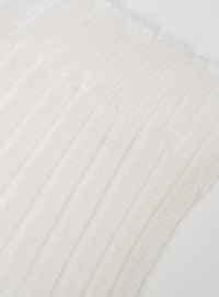 シアーリブカーディガン