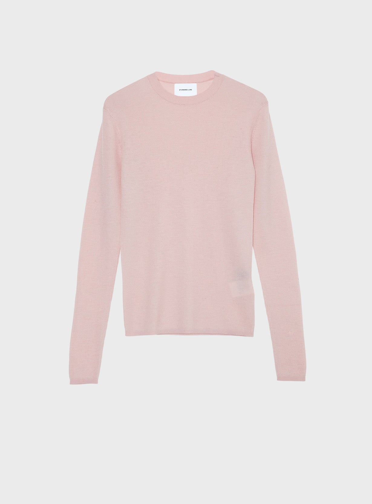 rカシミヤリブプルオーバー