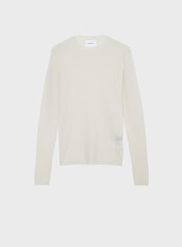 rカシミヤリブプルオーバー