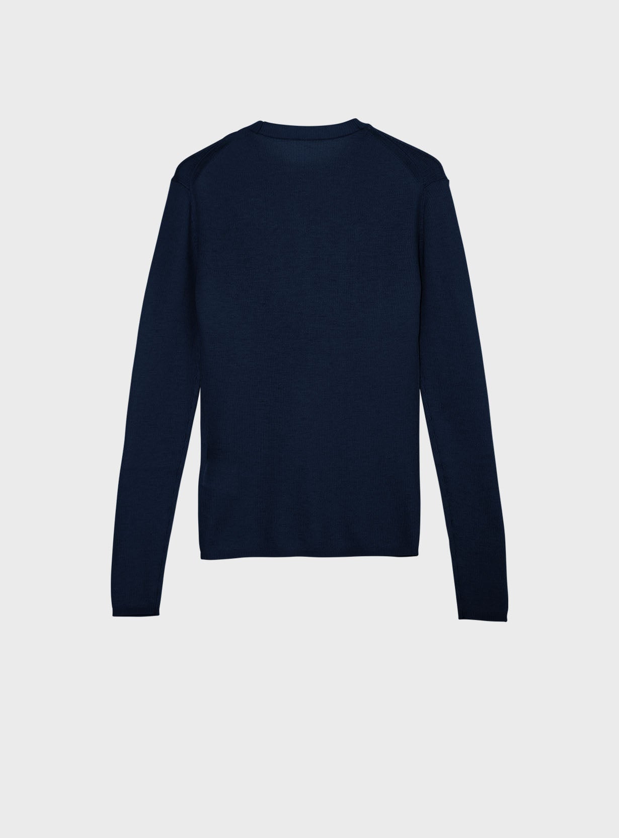 rカシミヤリブプルオーバー