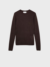 rカシミヤリブプルオーバー