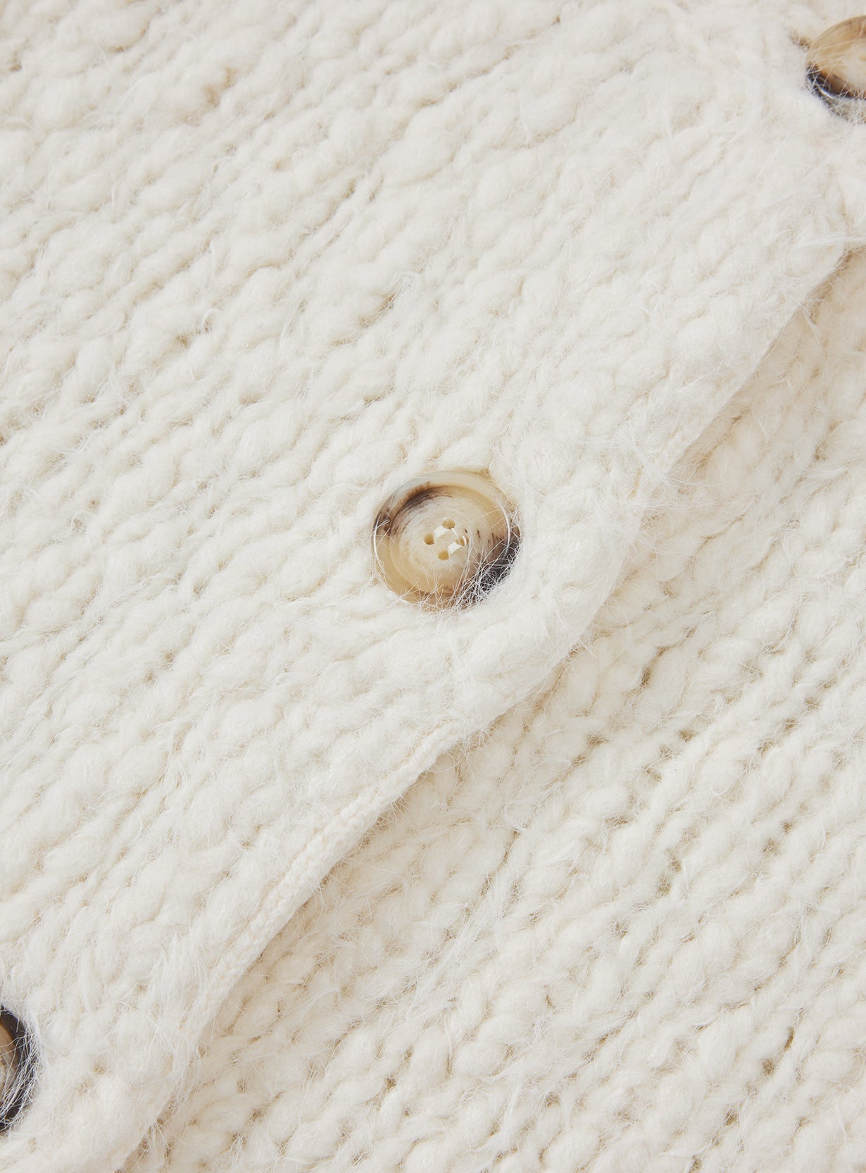 スラブフェザーカーディガン