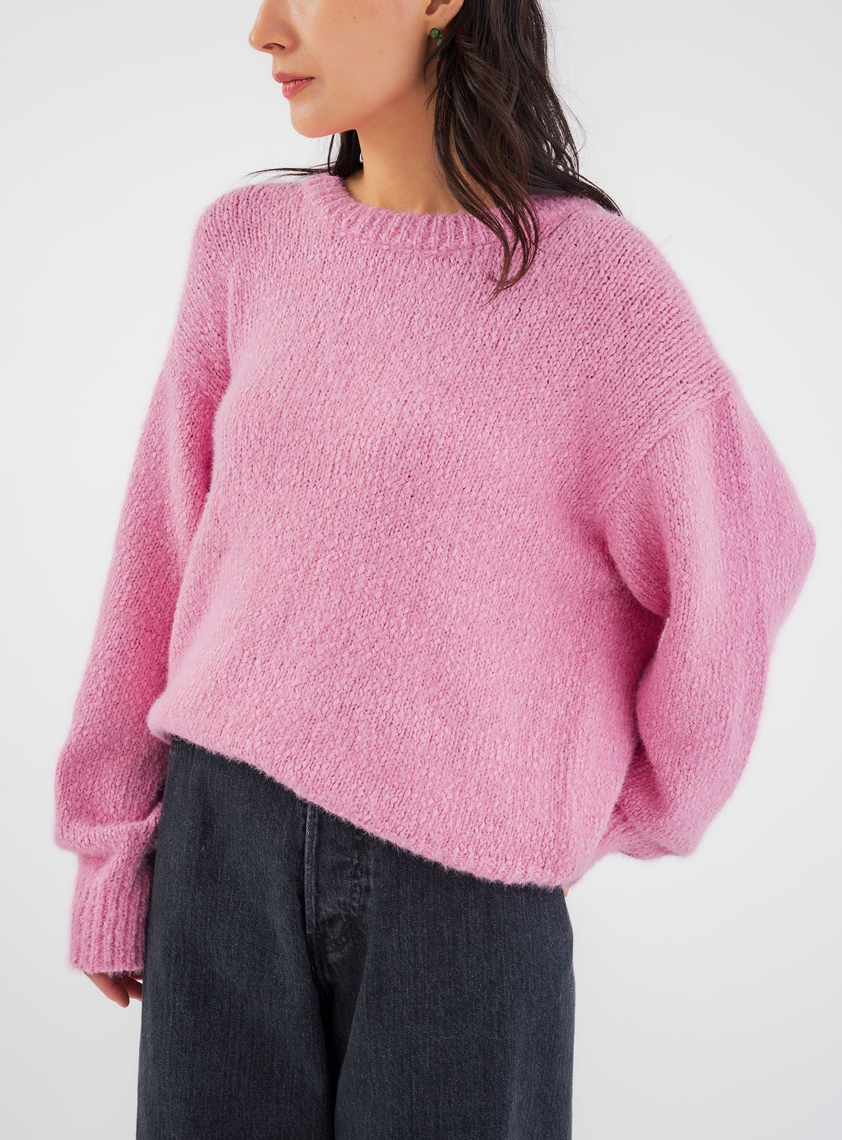 スラブリリーフェザープルオーバー