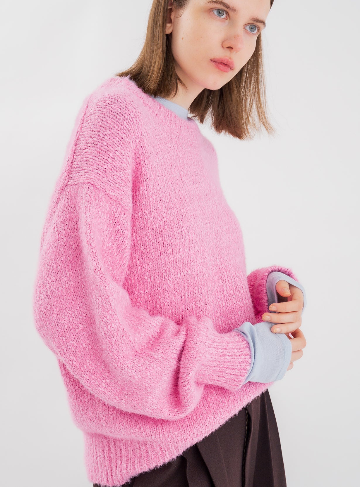 スラブリリーフェザープルオーバー