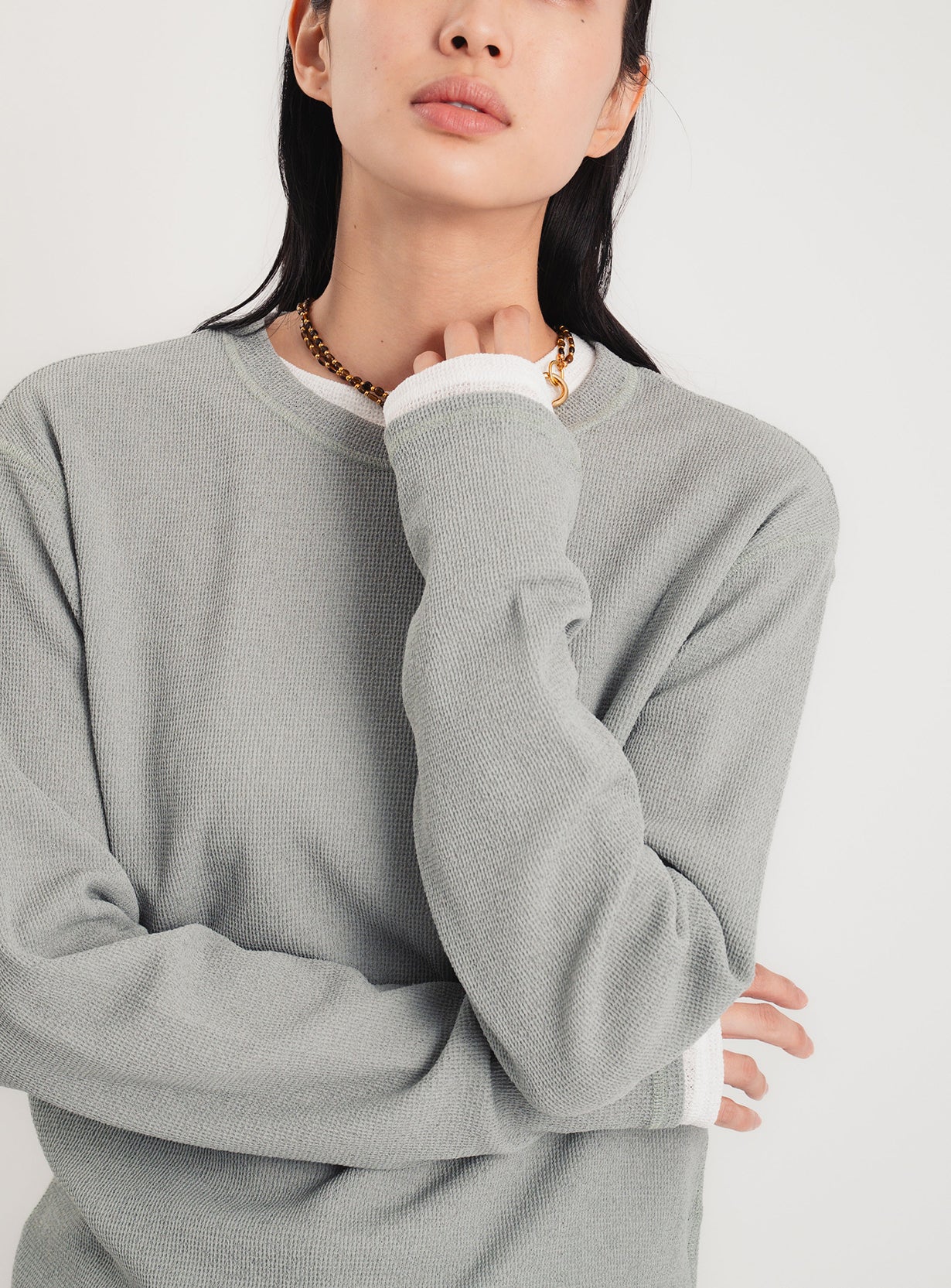 バブルワッフルロンT