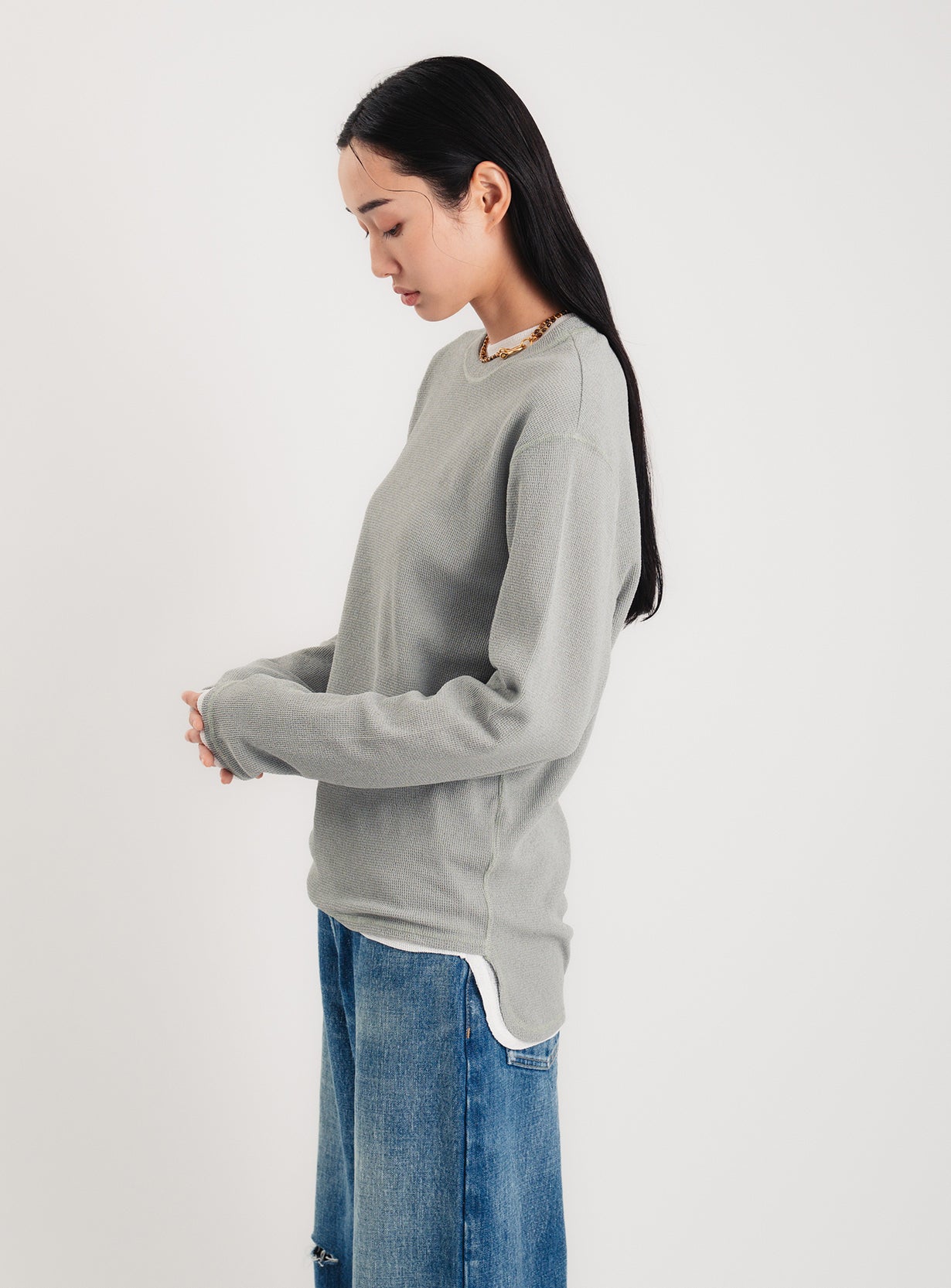 バブルワッフルロンT