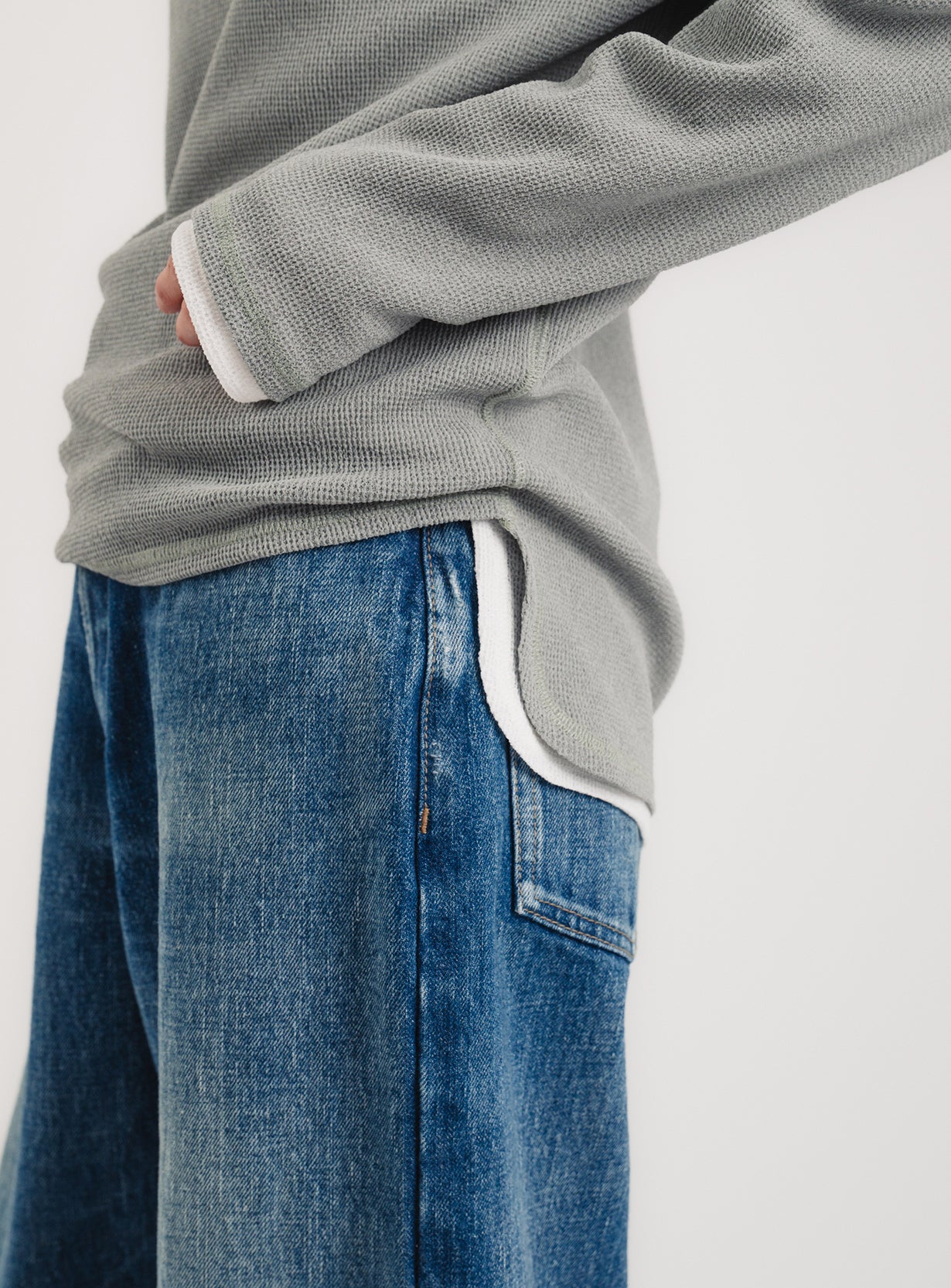 バブルワッフルロンT