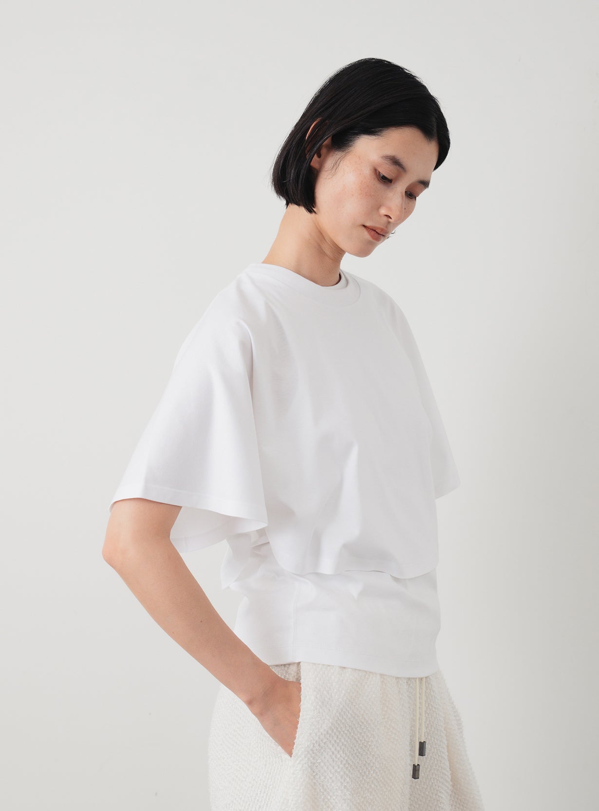 アルビニサーキュラーTシャツ