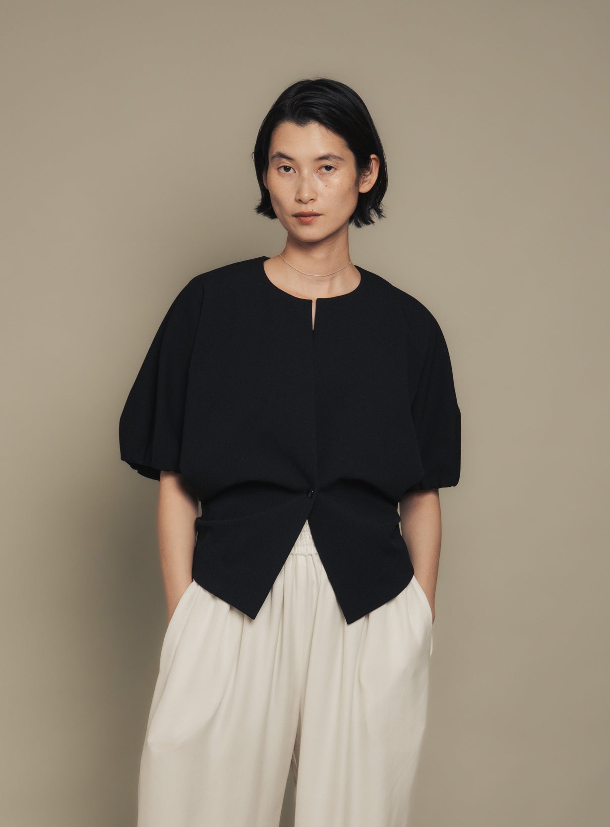 【予約商品】ハイストレッチパフィプルオーバー