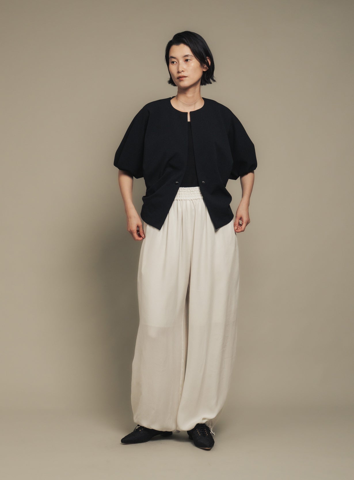 【予約商品】ハイストレッチパフィプルオーバー