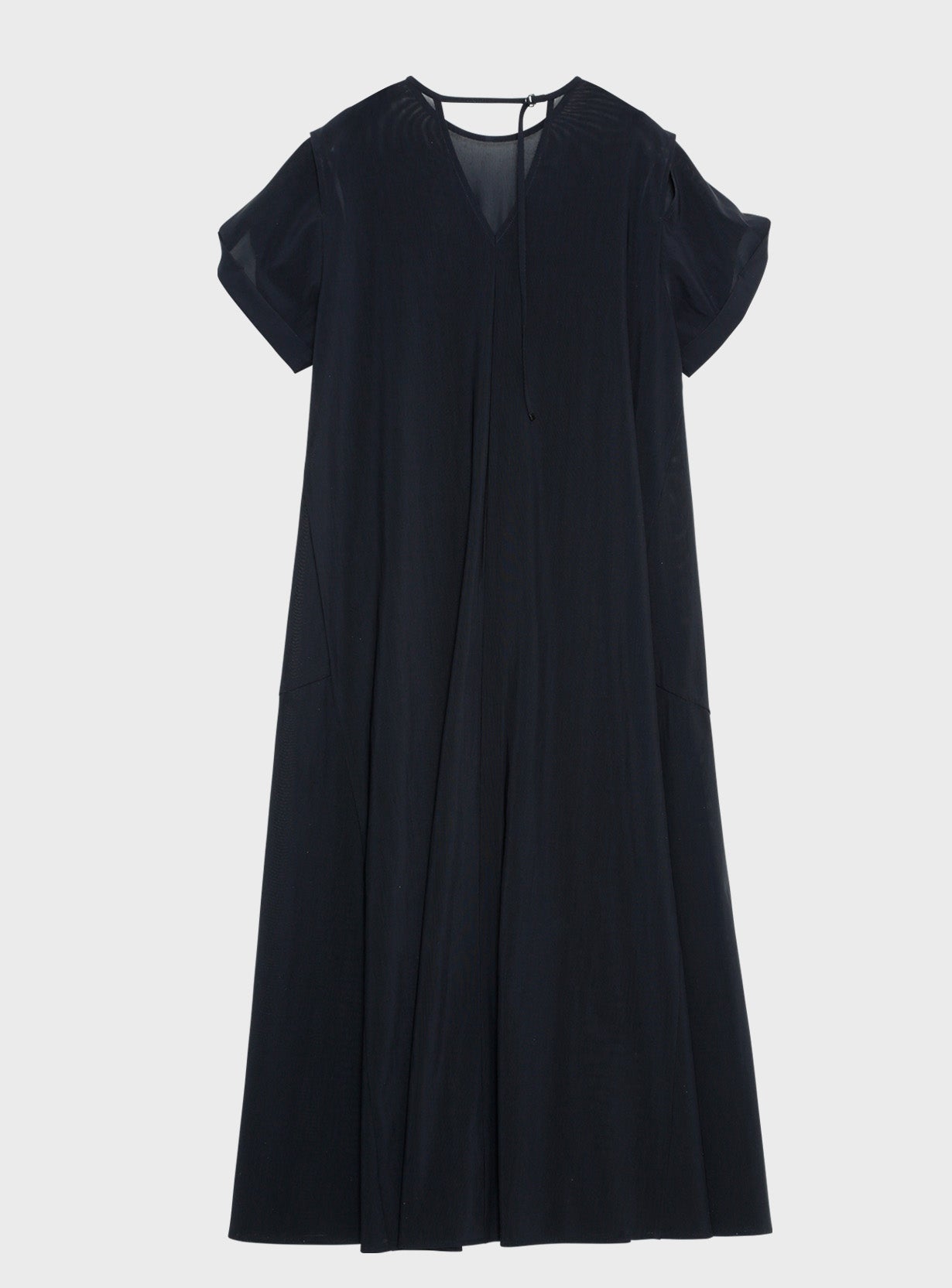 メッシュロングドレス