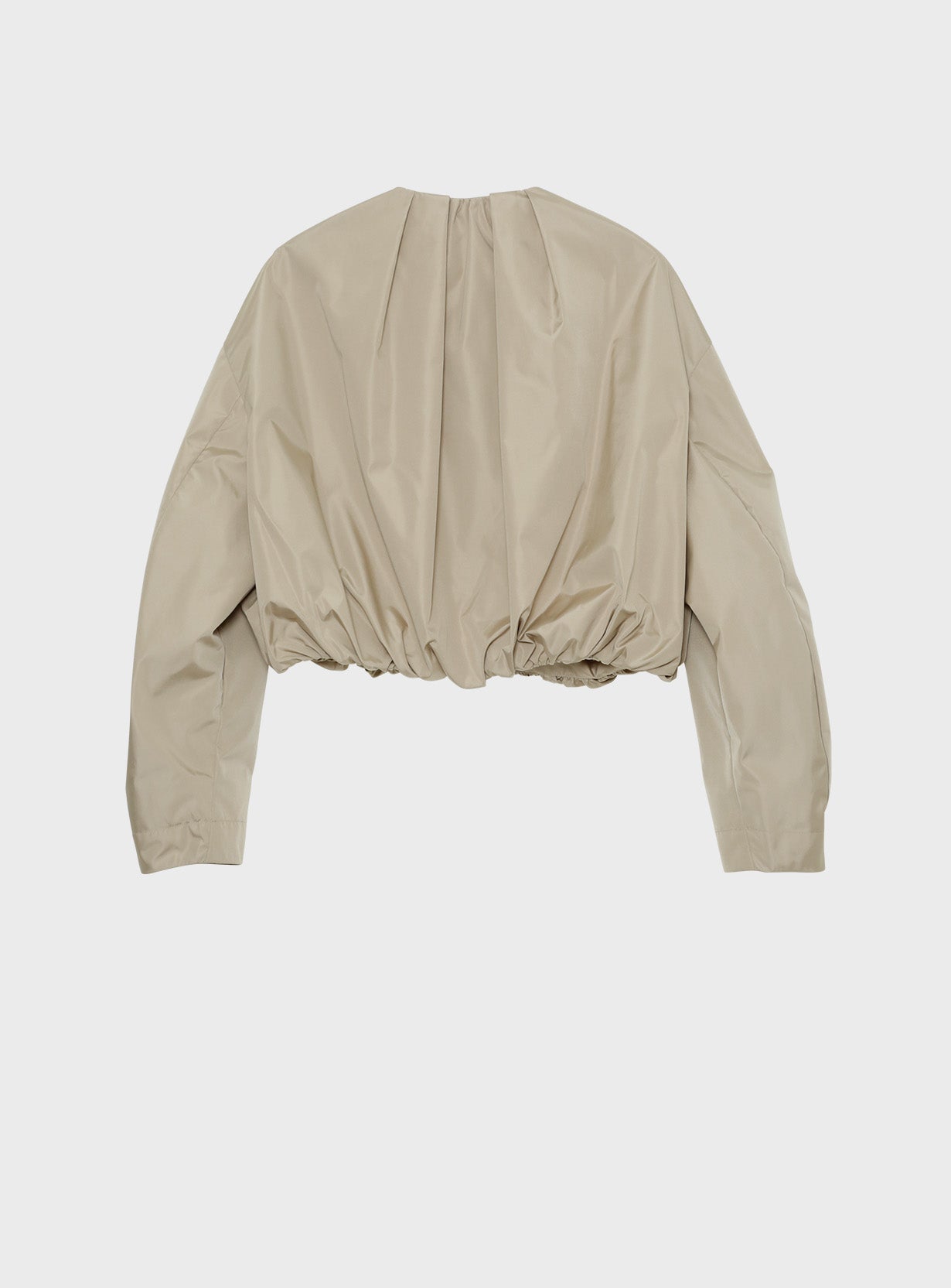 rショートボリュームブルゾン