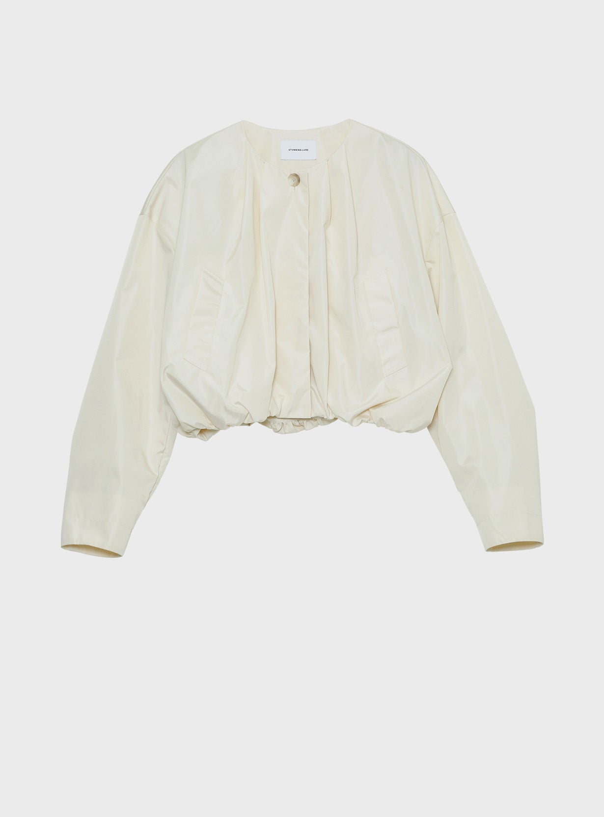 rショートボリュームブルゾン